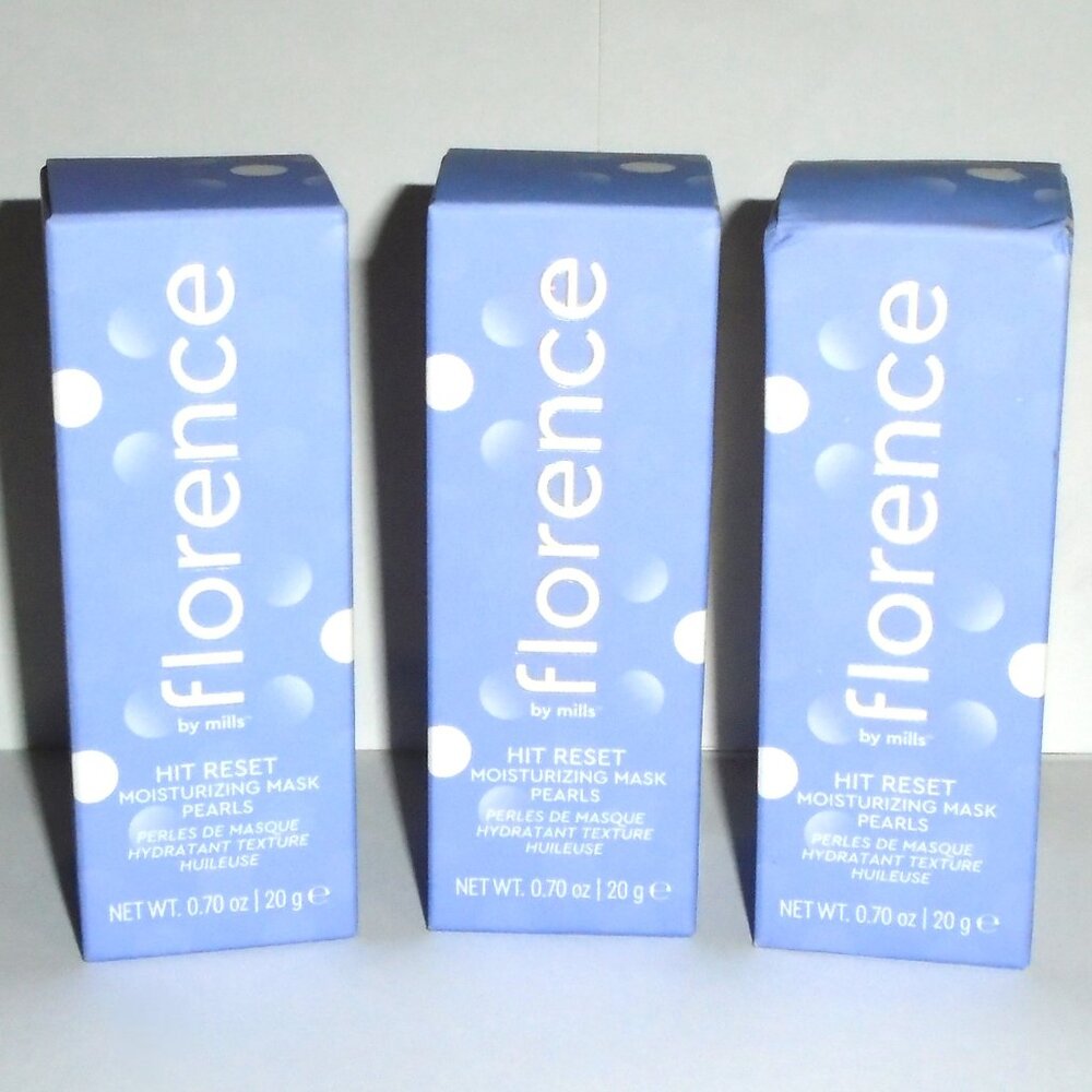 Florence by mills Hit Reset Moisturizing Pearls *3 PACK .7oz/20g Each*